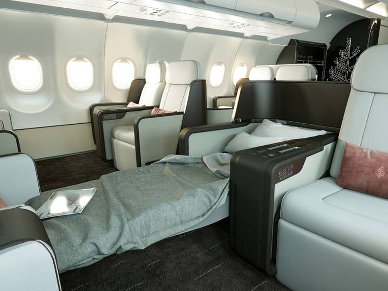 four season private jet blog image-lay flat